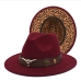 14 Versatile Street Winter Leopard Fedora Hat Caps