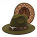 6 Versatile Street Winter Leopard Fedora Hat Caps