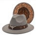 10 Versatile Street Winter Leopard Fedora Hat Caps