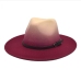 13British Style Gradient Color Fall Men Fedora Hats