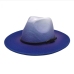 10British Style Gradient Color Fall Men Fedora Hats
