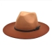 11British Style Gradient Color Fall Men Fedora Hats