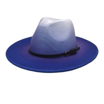 British Style Gradient Color Fall Men Fedora Hats