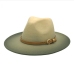 12British Style Gradient Color Fedora Hats