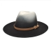15British Style Gradient Color Fedora Hats