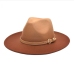 11British Style Gradient Color Fedora Hats