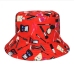 23Casual White Printed Men Fisherman Hat For Women