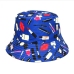 24Casual White Printed Men Fisherman Hat For Women