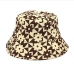 1Contrast Color Flower Print Design Bucket Hat