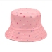 8Cute Heart Printed Female Summer Hats