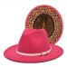 12Easy Matching Leopard British Style Fedora Hats 