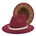 14Easy Matching Leopard British Style Fedora Hats 