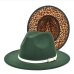 8Easy Matching Leopard British Style Fedora Hats 