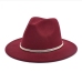 31Easy Matching Versatile Unisex Felt Fedora Hats