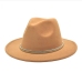 33Easy Matching Versatile Unisex Felt Fedora Hats