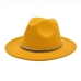 34Easy Matching Versatile Unisex Felt Fedora Hats