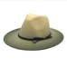 12Fashion Gradient Color Woolen Fedora Hat Caps