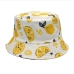 11Fruit Lemons Printed Female Bucket Hat