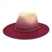 13Gentlemen Vintage Gradient Color Unisex Fedora Hat 