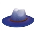 10Gentlemen Vintage Gradient Color Unisex Fedora Hat 