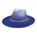 10Gradient Color Chain Fashion Women Men Fedora Hat 