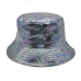 12Iridescence Unisex Casual Summer Outdoor Black Bucket Hat 