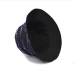 7Lightning Printed Black Outdoor Casual Fisherman Hats