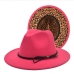 12New Fashion Fall Leopard Fedora Hat 