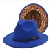 9New Fashion Fall Leopard Fedora Hat 