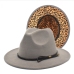 10New Fashion Fall Leopard Fedora Hat 