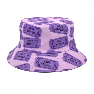 Printed Easy Matching Women Bucket Hat Men Fisherman Hat