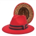 13Reversible Leopard Felt Fedora Hats For Men