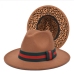 7Reversible Leopard Felt Fedora Hats For Men