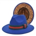 9Reversible Leopard Felt Fedora Hats For Men