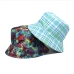 14Reversible Tie Dye Plaid Unisex Summer Fisherman Hats