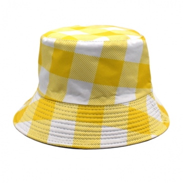 Simple Design Geometric  Printed Unisex Fisherman Hat  