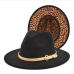 16Street Outdoor Reversible Leopard Woolen Fedora Hats