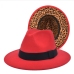 13Stylish Leopard Felt Woolen Fedora Hat 