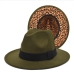 6Stylish Leopard Felt Woolen Fedora Hat 