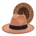 7Stylish Leopard Felt Woolen Fedora Hat 