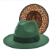 8Stylish Leopard Felt Woolen Fedora Hat 