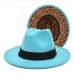 11Stylish Leopard Felt Woolen Fedora Hat 