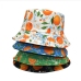 11Summer Fruit Printed Outdoor Fisherman Hat Caps