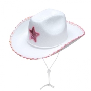 Summer Star Sequined Women Cowboy Hat
