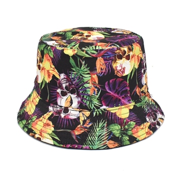 Travel Printed Sun Protection Fisherman Hat For Women 