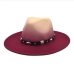 13Vintage  Gradient Color Spring Fedora Hat 