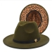 6Vintage Leopard Felt Fedora Hat  For Women 