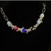 8 Chain Patchwork Pendant Women Necklace
