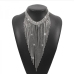 8 Chain Rhinestone Tassels Nightclub Women Necklace