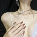 1 Chain Tassels Beading Necklace Design